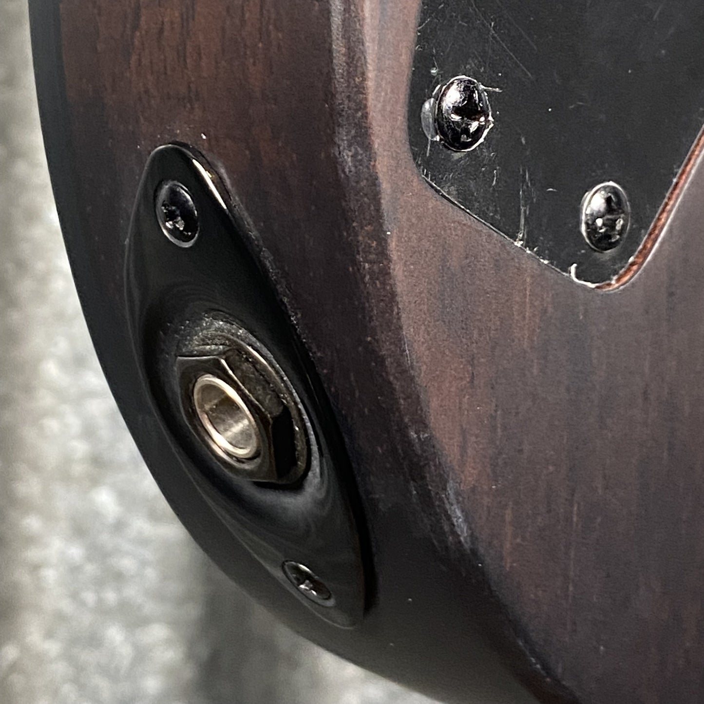 ESP LTD M-1007 7 String Multi Scale Flame See Thru Black Satin Guitar M1007MSFMSTBLKS #1012 Used