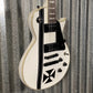 ESP LTD Iron Cross Jame Hetfield Snow White Guitar & Case IRONCROSSSW #2491 Used