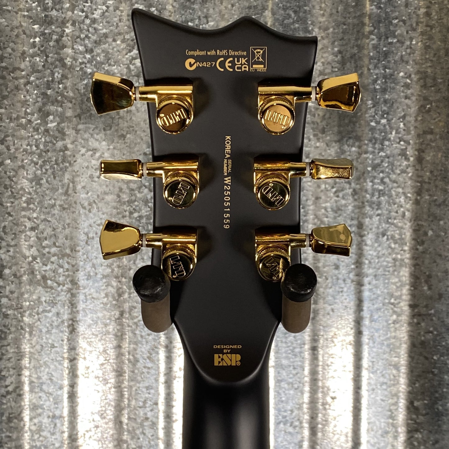 ESP LTD EC-1000 Vintage Black Seymour Duncan Guitar EC1000VBD #1559 Used