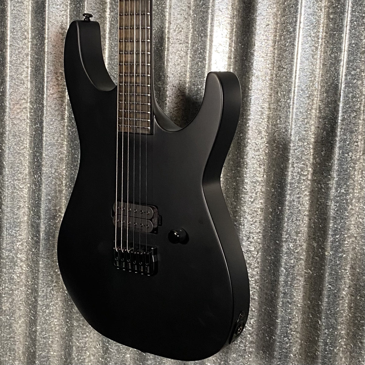 ESP LTD M-HT Black Metal Hard Tail Black Satin Guitar MHTBKMBLKS #1924 Used