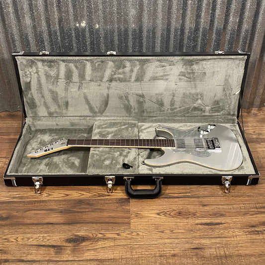 ESP LTD KSM-6 Ken Susi Evertune Metallic Silver Guitar & Case KSM6EtMS #0272 Used