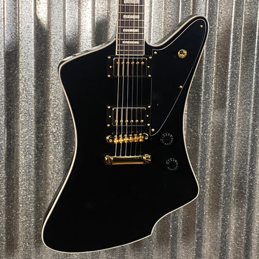 Westcreek Guitars Mirage T Bird Style Dual Humbucker Guitar Black #0095 Used