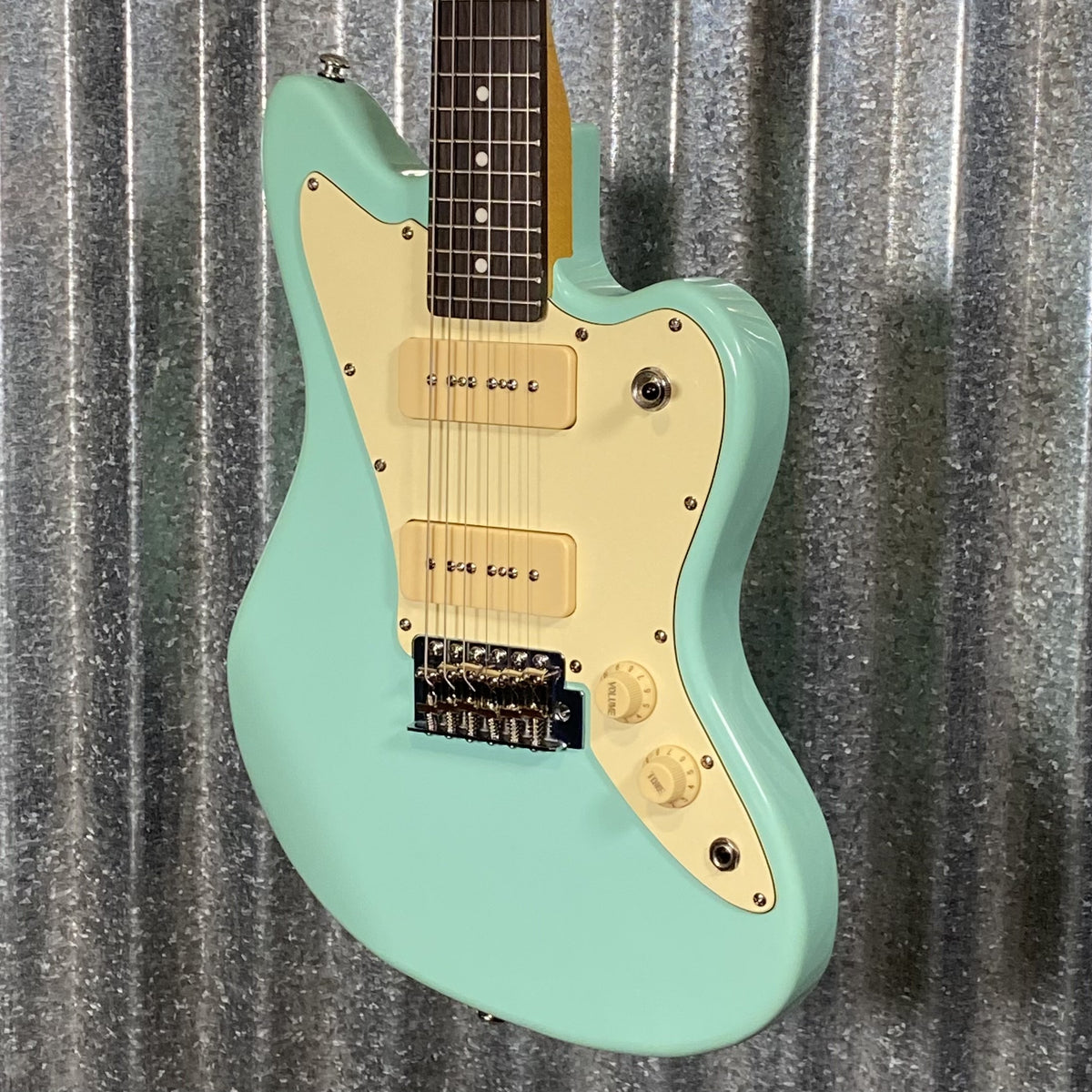 CNZ Audio JM-MINI-SG 3/4 Scale Surf Green Guitar #0068 Used