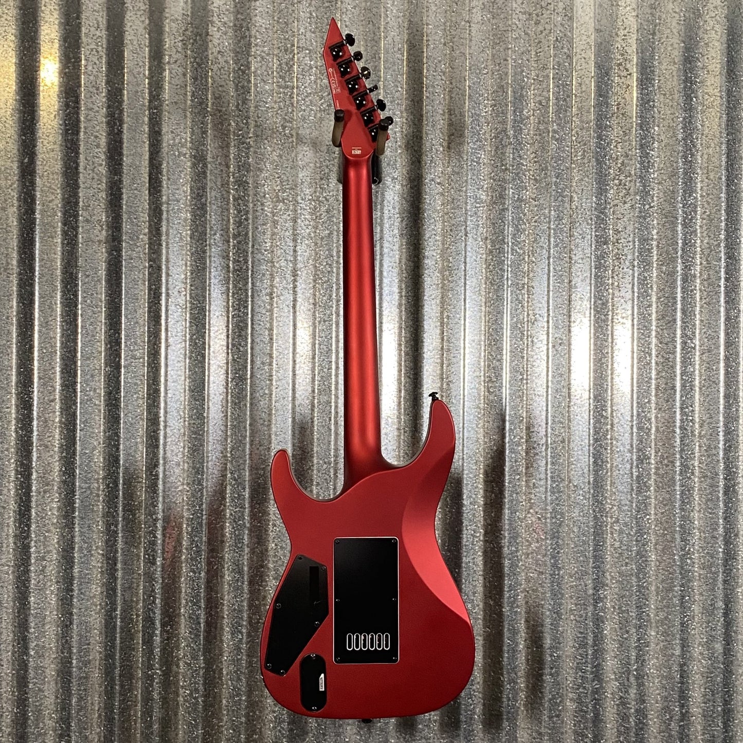ESP LTD MH-1000 Evertune Candy Apple Red Satin Guitar #0731 Used