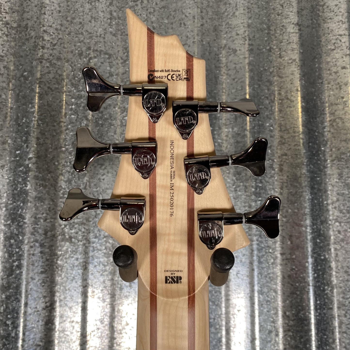 ESP LTD B-206SM Natural Satin 6 String Bass LB206SMNS #0176 Used