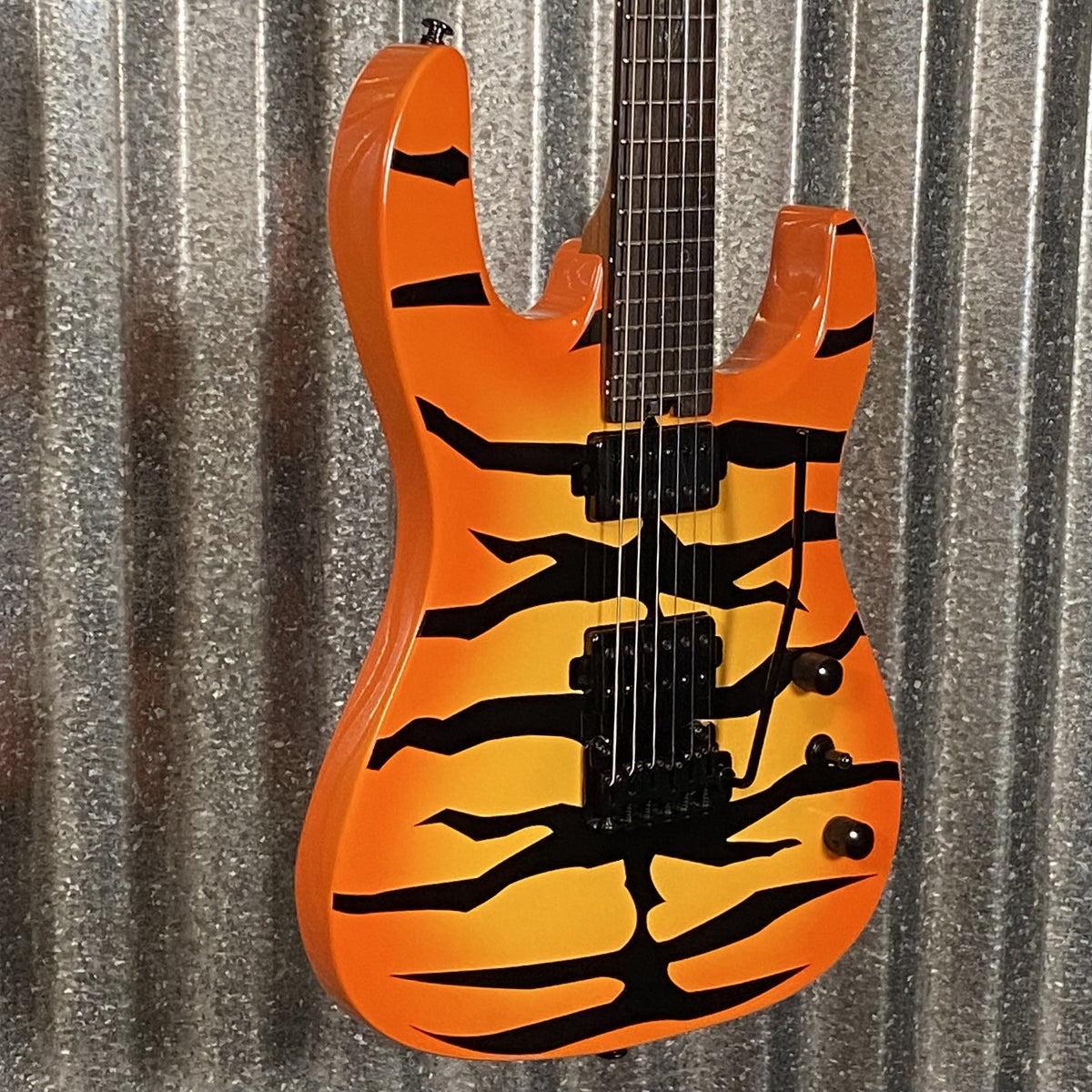 Westcreek Guitars Aetheris Superstrat Yellow Tiger Guitar #0030 Used