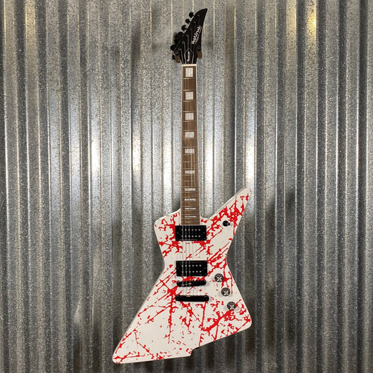 Westcreek Guitars Revenge Explorer Style Scatch Whte Red #0059 Used