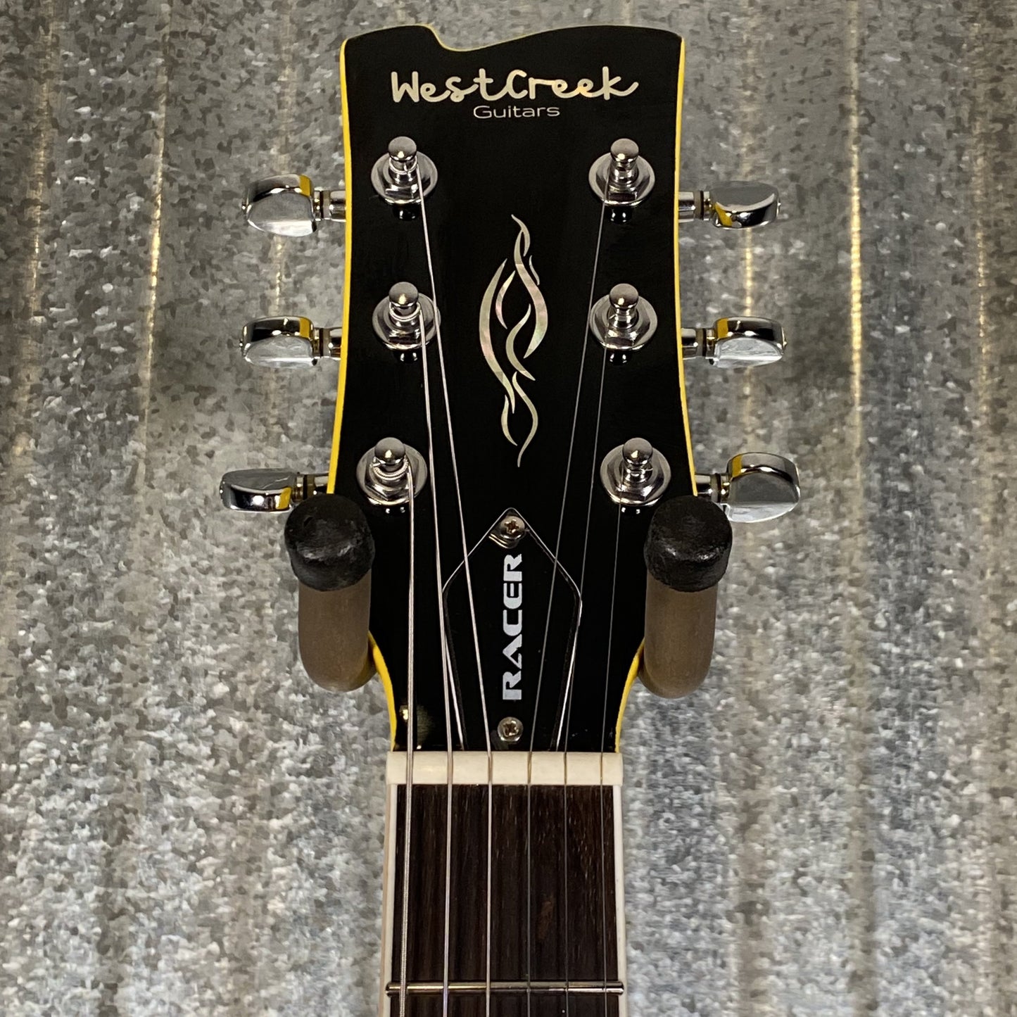 Westcreek Guitars Racer SG Offset Style Bumble-B Yellow #0003 Used