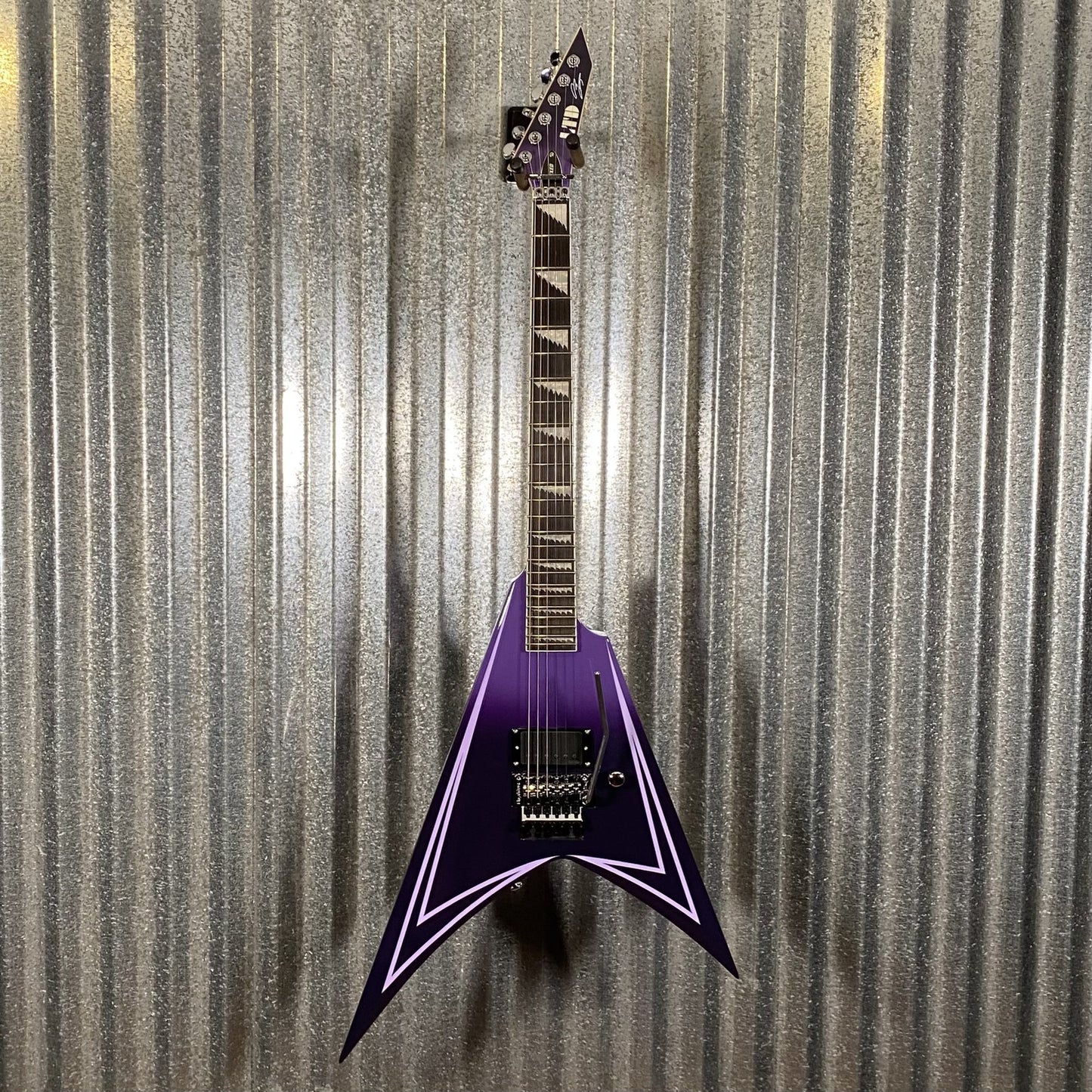 ESP LTD Alexi Laiho Hexed Sawtooth Arrow Purple Fade Guitar & Case LALEXIHEXED #1063 Used