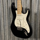 Silvertone SS11 S Style Black Electric Guitar & Bag #0000 Used