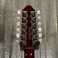 Reverend Airwave 12 String Black Sparkle Semi Hollow Guitar #71265