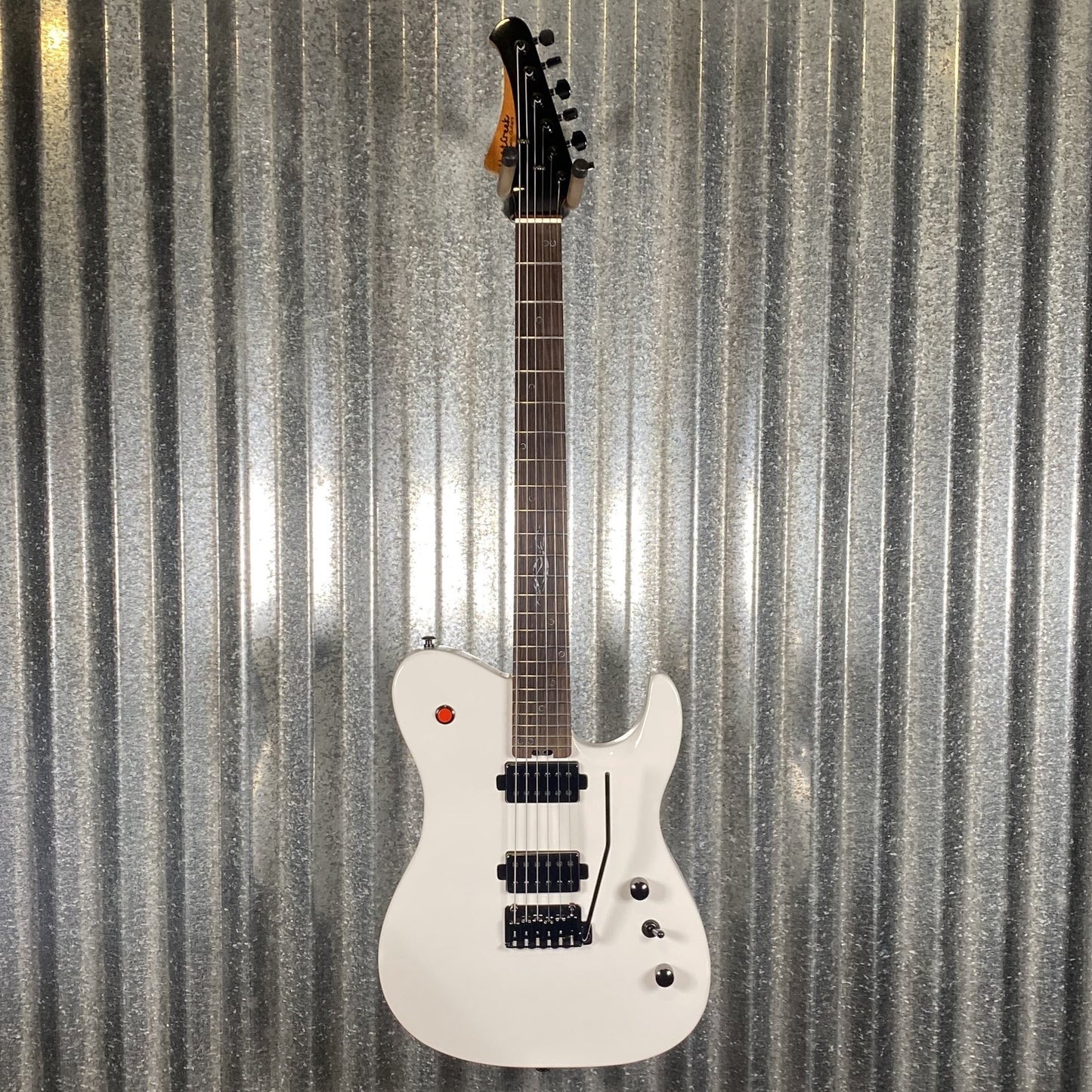 Westcreek Guitars Helyx T Style Dual Humbucker White Guitar #0177 Used