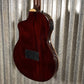 Ortega RTPDLX-ACA Acacia Burst Thinline Nylon Acoustic Electric Guitar & Bag #0020