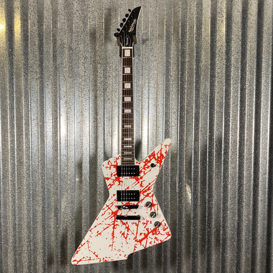 Westcreek Guitars Revenge Explorer Style Scatch Whte Red #0096 Used