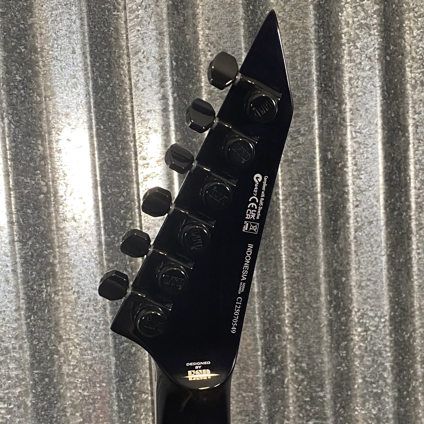 ESP LTD MH-1000NT Charcoal Burst Guitar Fluence #0549 Used