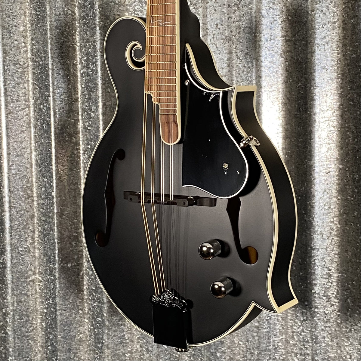 Ortega RMFE40SBK Black F Style Acoustic Electric Mandolin & Bag #0568
