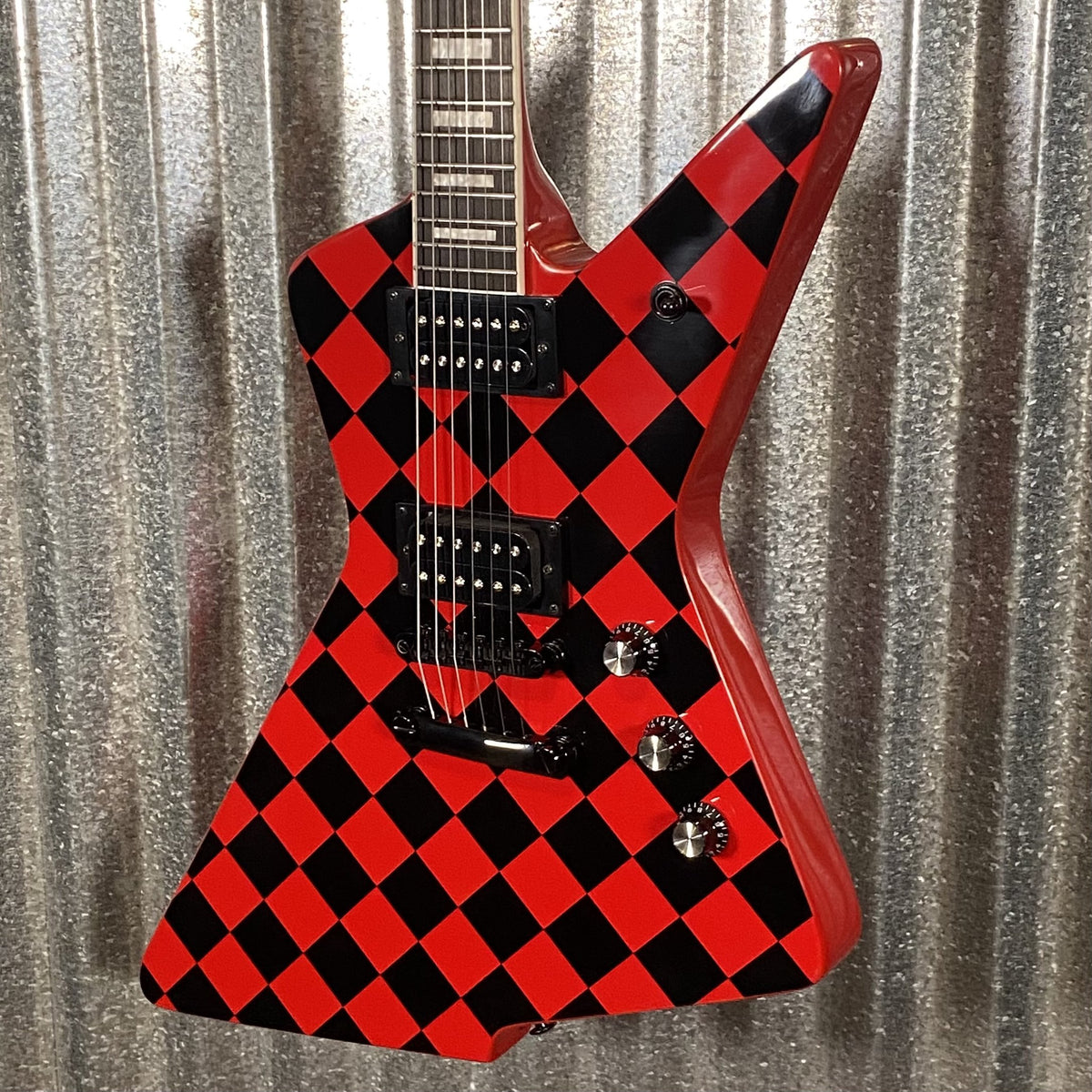 Westcreek Guitars Revenge Explorer Style Red Checker #0019 Used