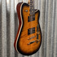 Reverend Charger RA FM Coffee Burst Flame Guitar #64276