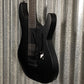 ESP LTD M-BLK Black Metal Black Satin Guitar & Case #0397 Used