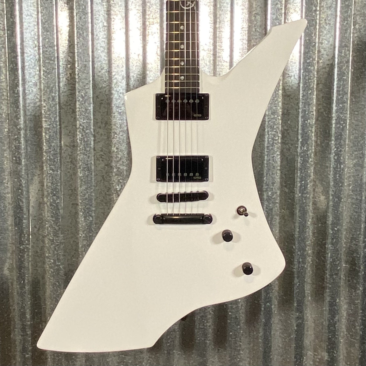 ESP LTD Snakebyte James Hetfield Snow White Guitar & Case #2876 Used