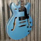 Westcreek Guitars 333 Semi Hollow Body Double Cutaway Blue #0037 Used