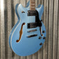 Westcreek Guitars 333 Semi Hollow Body Double Cutaway Blue #0058 Used