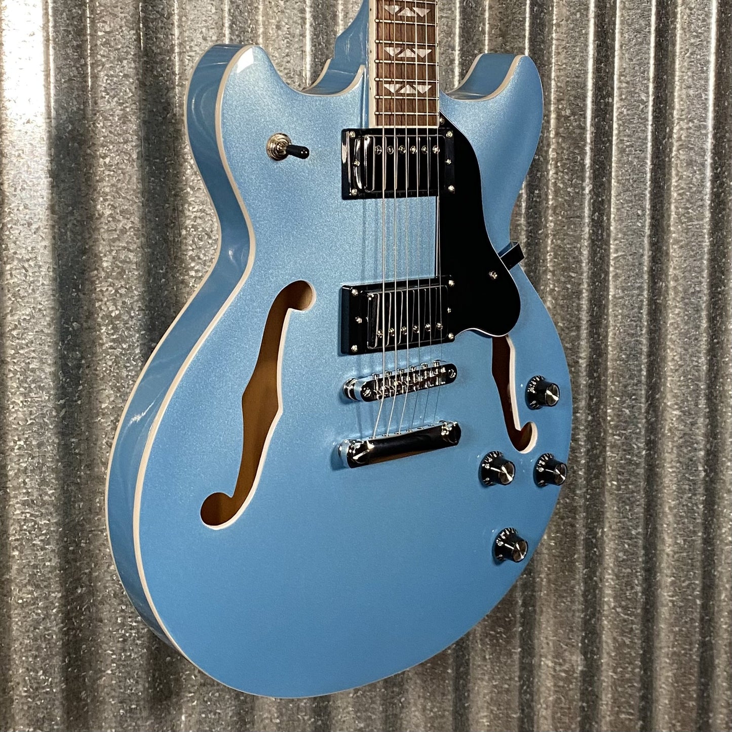 Westcreek Guitars 333 Semi Hollow Body Double Cutaway Blue #0058 Used