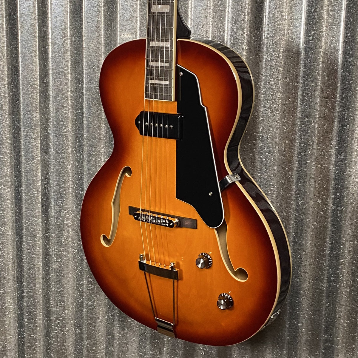 Grote P90 Jazz Hollow Body Guitar Vintage Sunburst #1919 Used