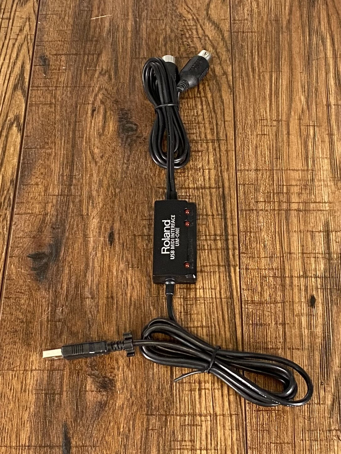 Roland UM-One MK2 USB to MIDI Computer Recording Interface Used