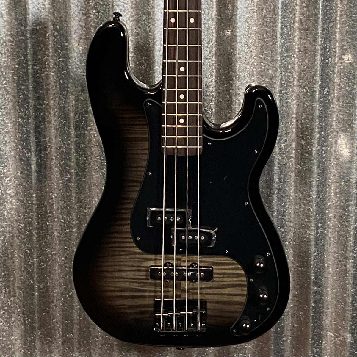 ESP LTD Surveyor 204DX Black Burst 4 String Bass #2051 Used