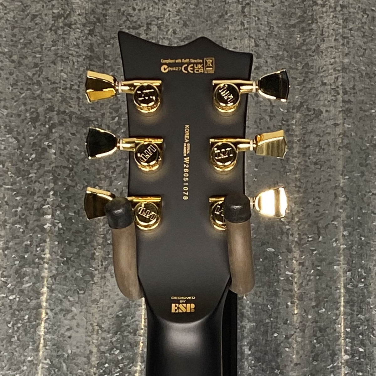 ESP LTD EC-1000 Vintage Black Guitar EC1000VBD #1078 Used