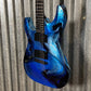 Schecter C-1 Hydro Dip Midnight Tide Guitar Left Hand #0757