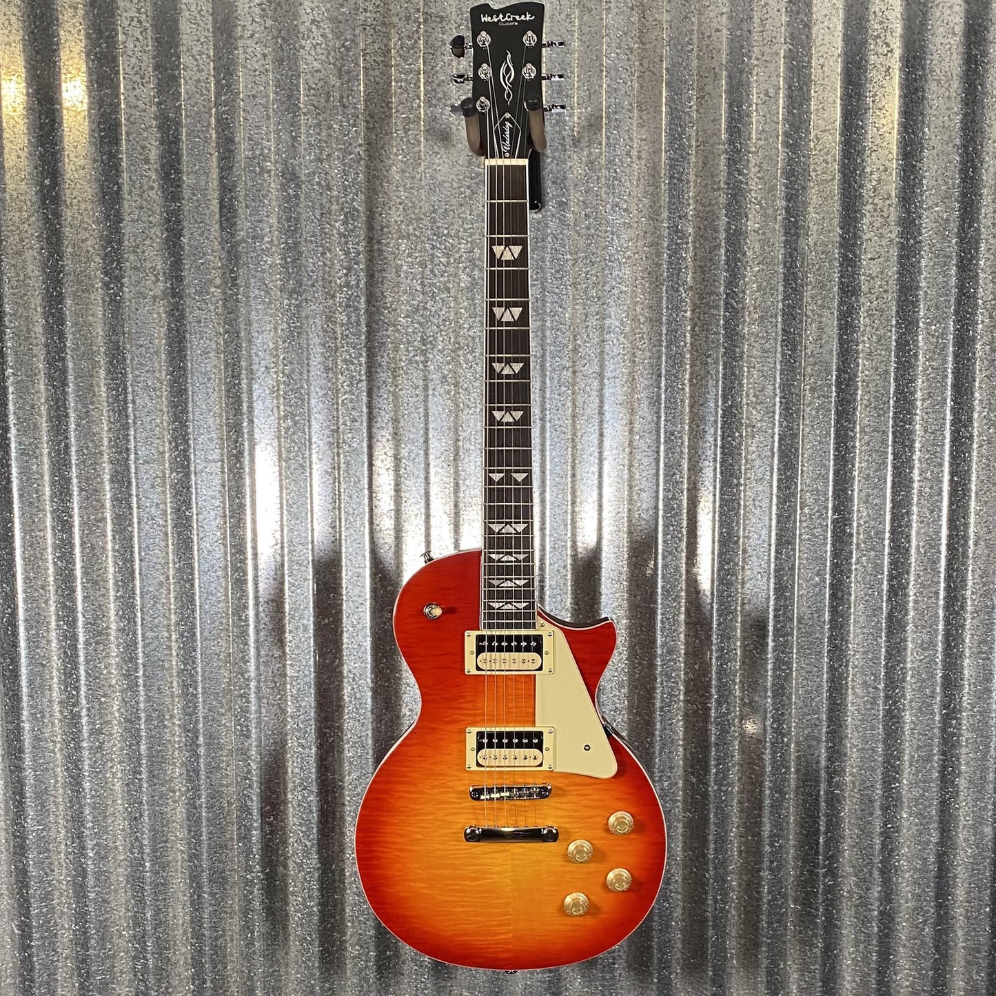 Westcreek Guitars Underdog LP Cherryburst Guitar #0027 Used