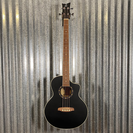 Ortega D7CE-SBK-4 Black 4 String Acoustic Electric Bass #0712