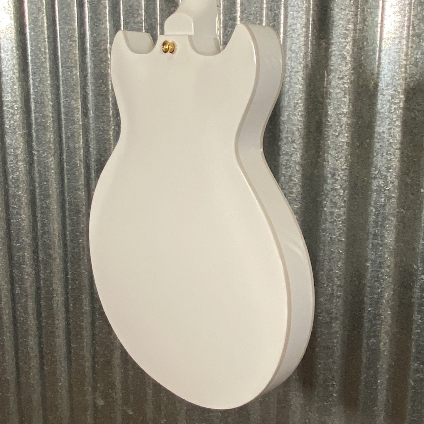 Westcreek Guitars 333 Semi Hollow Body Double Cutaway White #0123 Used