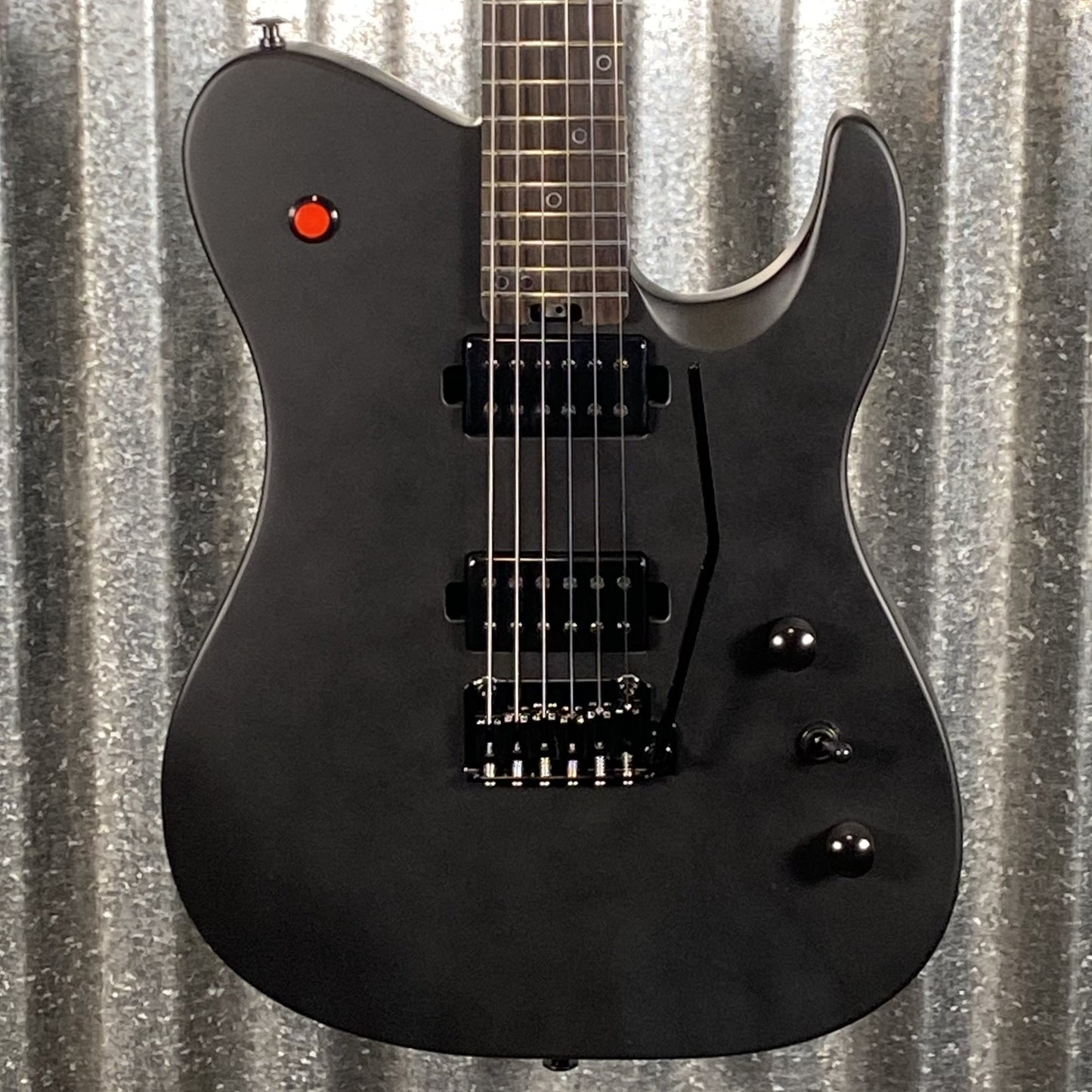 Westcreek Guitars Helyx T Style Dual Humbucker Black Guitar #0092 Used