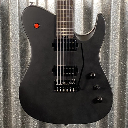 Westcreek Guitars Helyx T Style Dual Humbucker Black Guitar #0092 Used