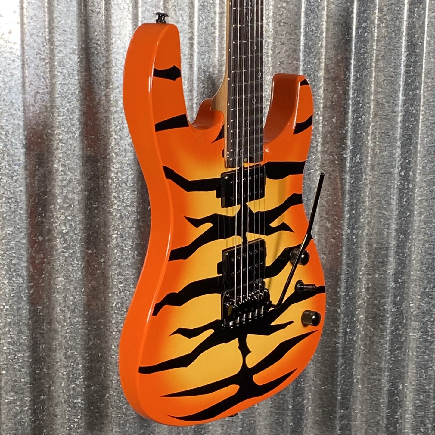 Westcreek Guitars Aetheris Superstrat Yellow Tiger Guitar #0241 Used