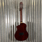 Ortega RTPDLX-ACA Acacia Burst Thinline Nylon Acoustic Electric Guitar & Bag #0020