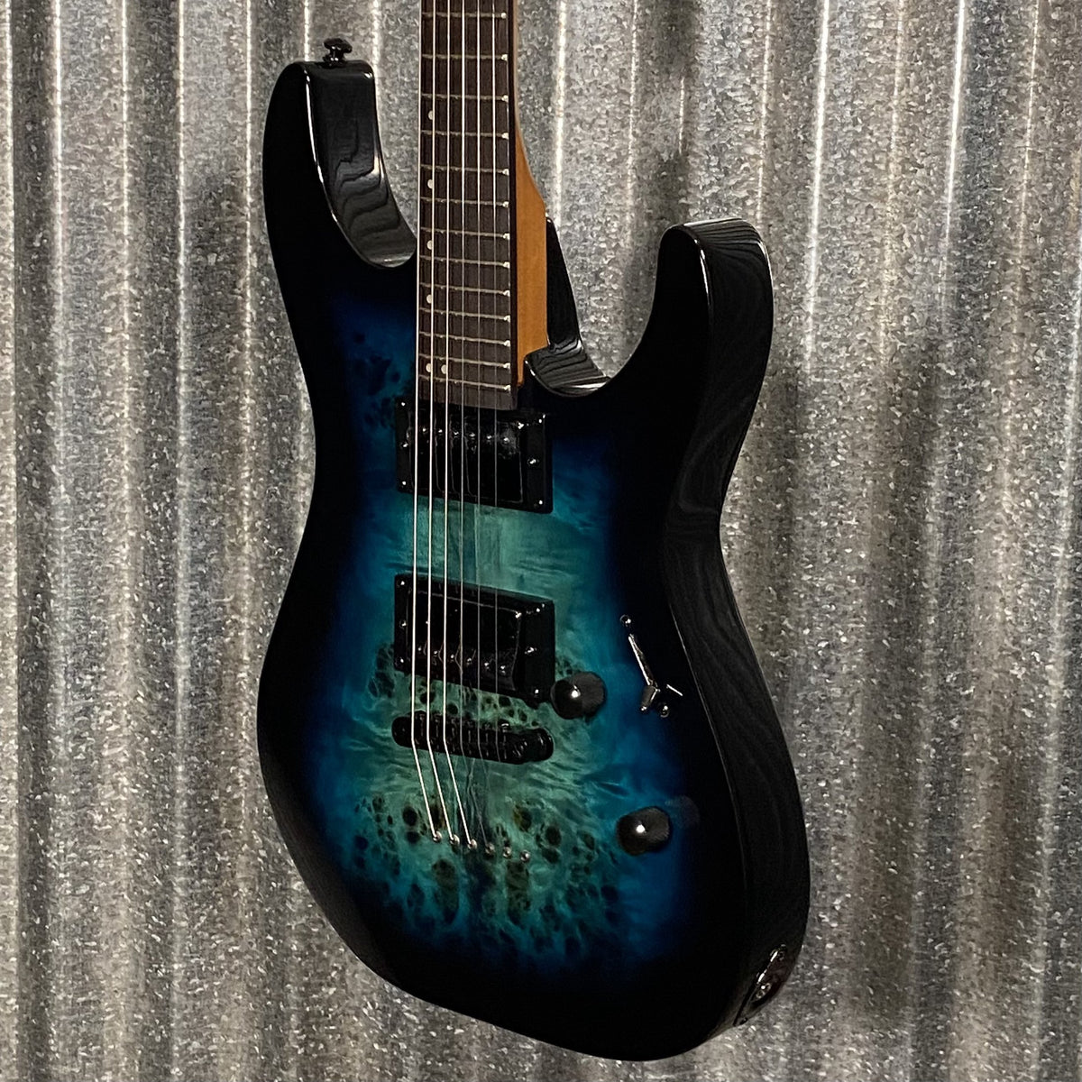 ESP LTD M-200DX Transparent Blue Burst Guitar LM200DXNTBLB #1045 Used