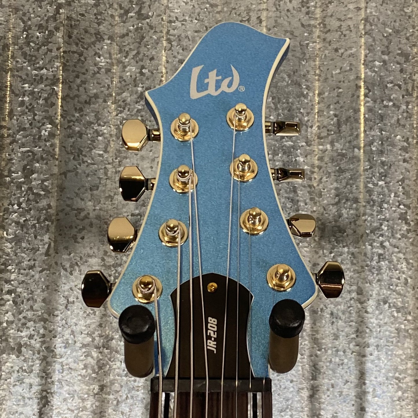 ESP LTD JR-208 Javier Reyes 8 String Pelham Blue Baritone Guitar LJR208PB #0461 Used