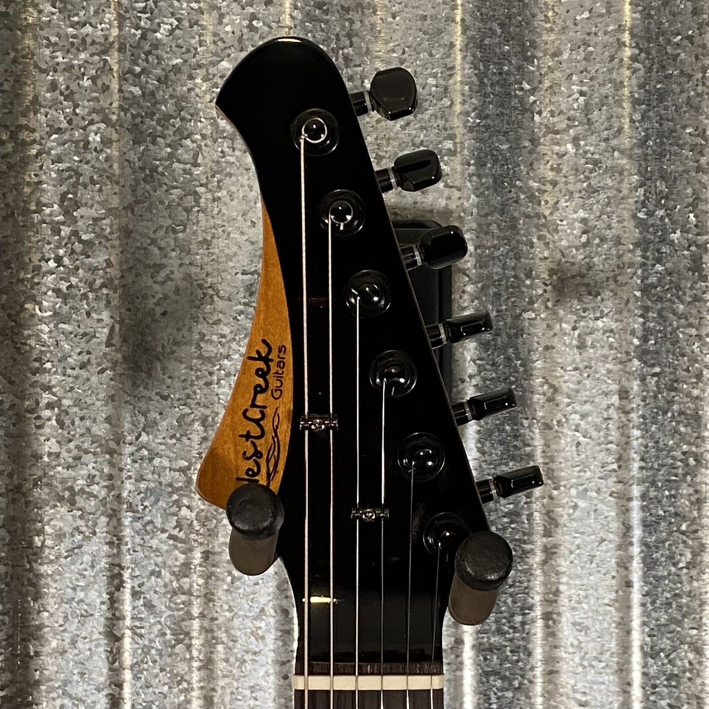 Westcreek Guitars Aetheris Superstrat Yellow Tiger Guitar #0042 Used