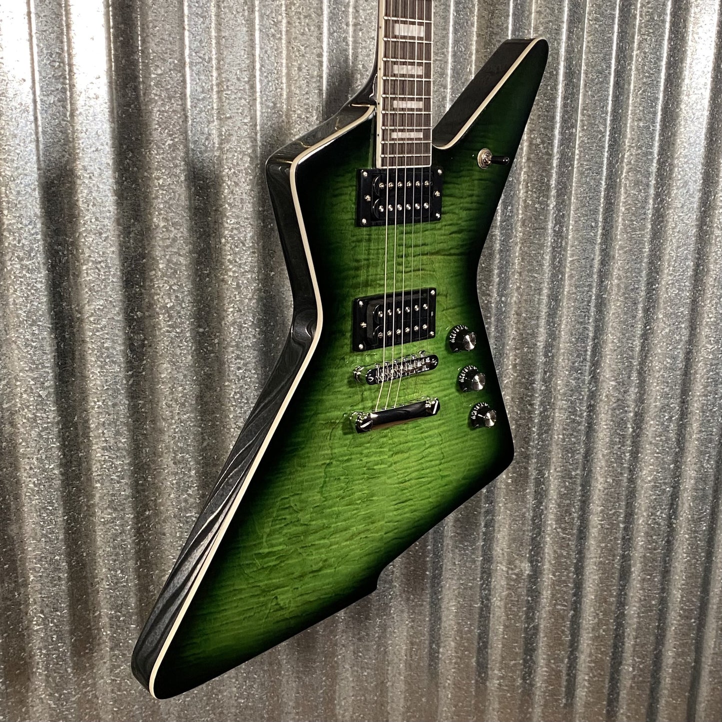 Westcreek Guitars Revenge Explorer Style Trans Green #0076 Used