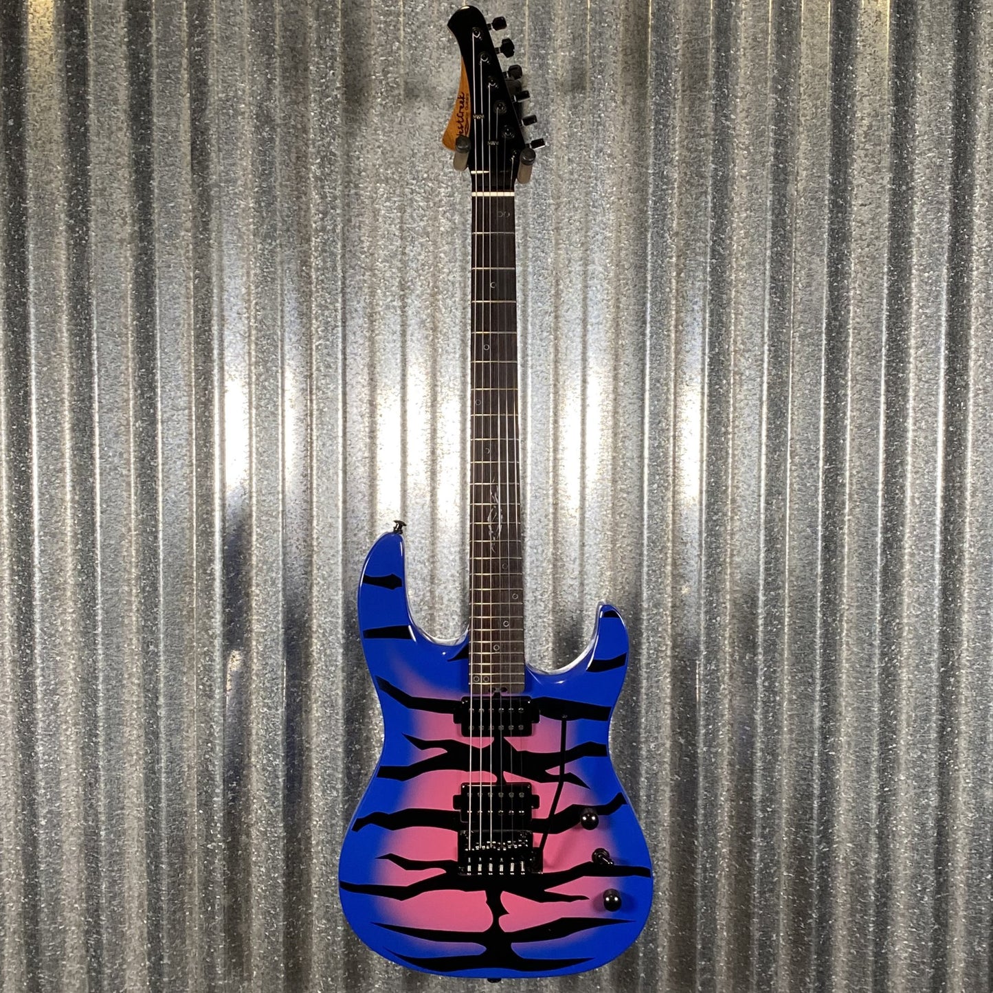 Westcreek Guitars Aetheris Superstrat Blue Tiger Guitar #0167 Used