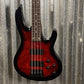 ESP LTD B-204DX Red Burst 4 String Bass #0855 Used