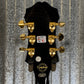 Epiphone Sheraton II Pro Semi Hollow Black Guitar #3545 Used