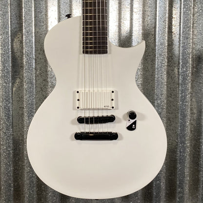 ESP LTD EC Arctic Metal Snow White Satin Guitar ECARMSWS #0177 Used