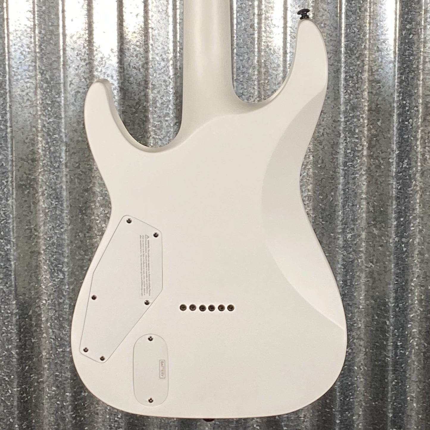 ESP LTD M-HT Arctic Metal Hard Tail Snow White Satin Guitar MHTARMSWS #0608 Used