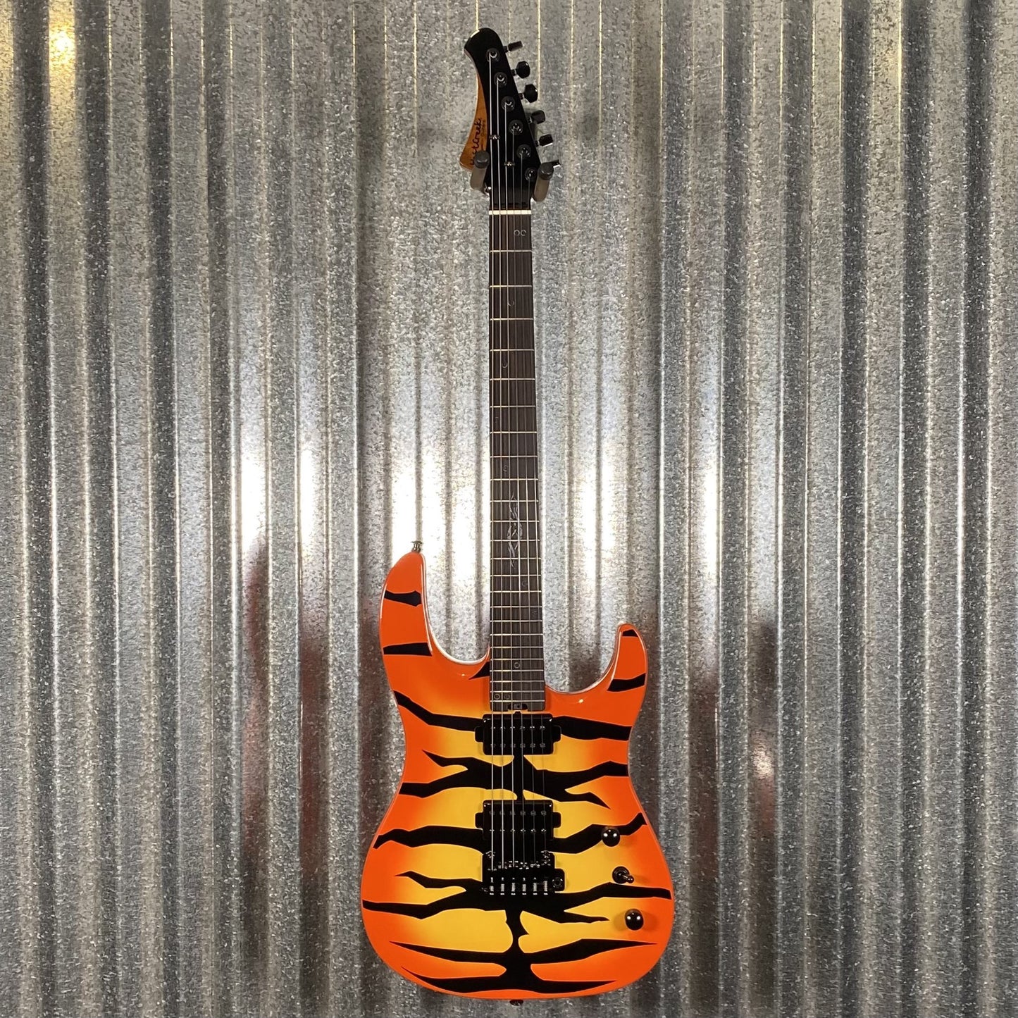 Westcreek Guitars Aetheris Superstrat Yellow Tiger Guitar #0005 Used