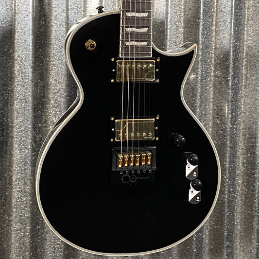 ESP LTD EC-1000T CMT Evertune Black Guitar EC1000TCTMETBLK #1245 Used